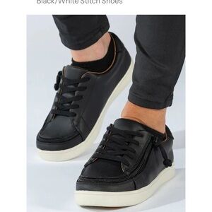 Women’s Billy Gore Low Top Black/White Stitch Adaptive Sneakers Shoes Size 8